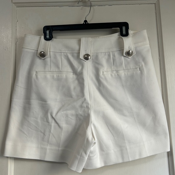 NWT!! White House Black Market White Sailor-Button Shorts - Picture 2 of 3